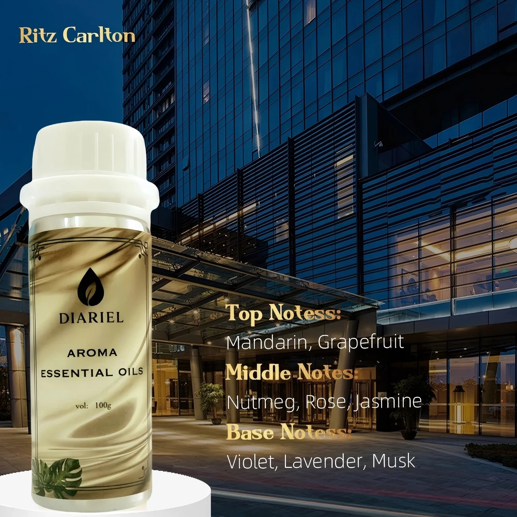 100ml Diaurelle Diffuser For Fragrance Oils Scent Hotel Premium Essential Oil for Aromatherapy Diffuser Waterless Diffuser Oil
