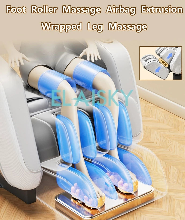 Zero Gravity Massage Chair with Heat Therapy and Full Body Airbags Body Shaping Massage Equipment Tidesmit