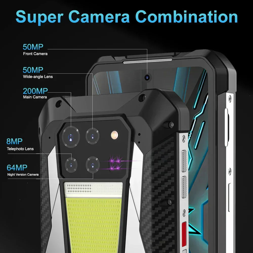 Unihertz 8849 Tank 3 5G Rugged Phone: 32GB RAM, 23800mAh Battery Tidesmit