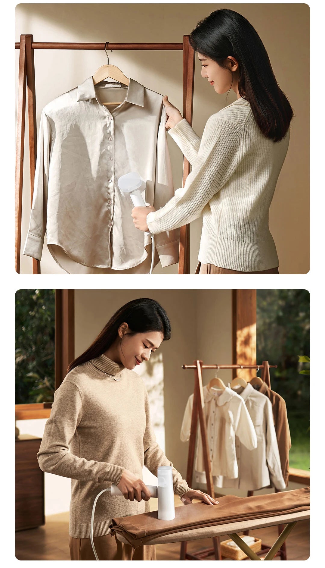 Tidesmit MIJIA Handheld Garment Steamer 2 portable foldable electric iron for clothes and mite removal