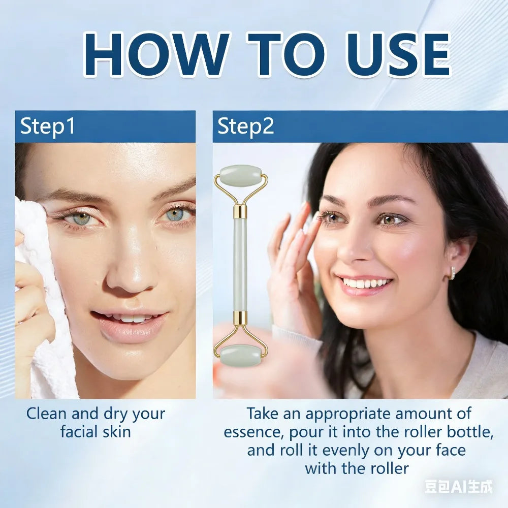 Skincare Roller Essence Set Tightens Lifts Skin Moisturizes Whitens Brightens Deeply Hydrates Long Lasting For All Skin Types