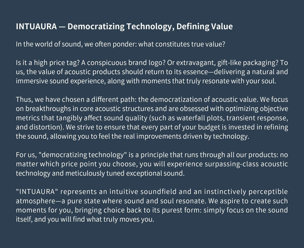 INTUAURA Impact Wired in-ear headphones Tidesmit