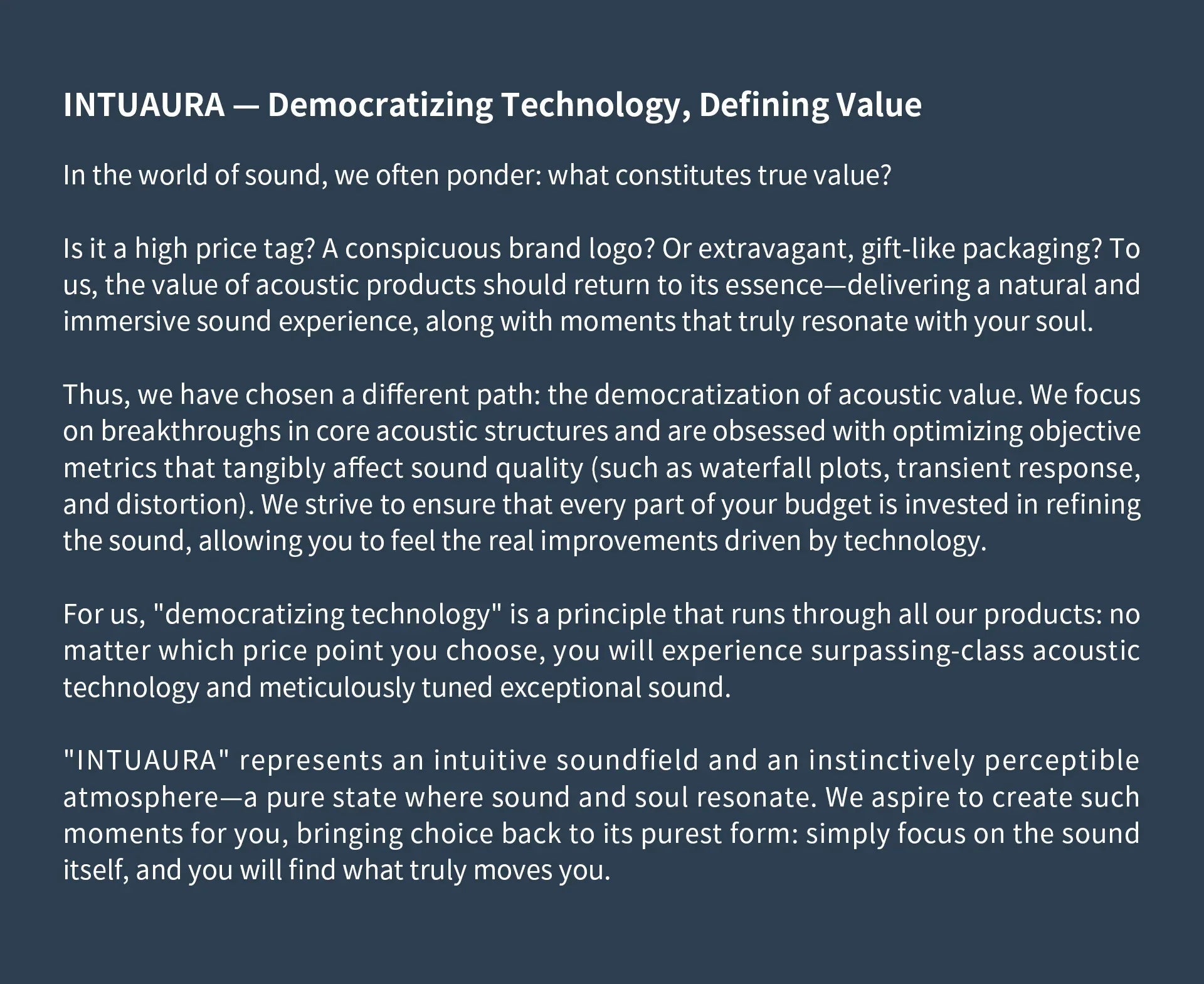 INTUAURA Impact Wired in-ear headphones Tidesmit