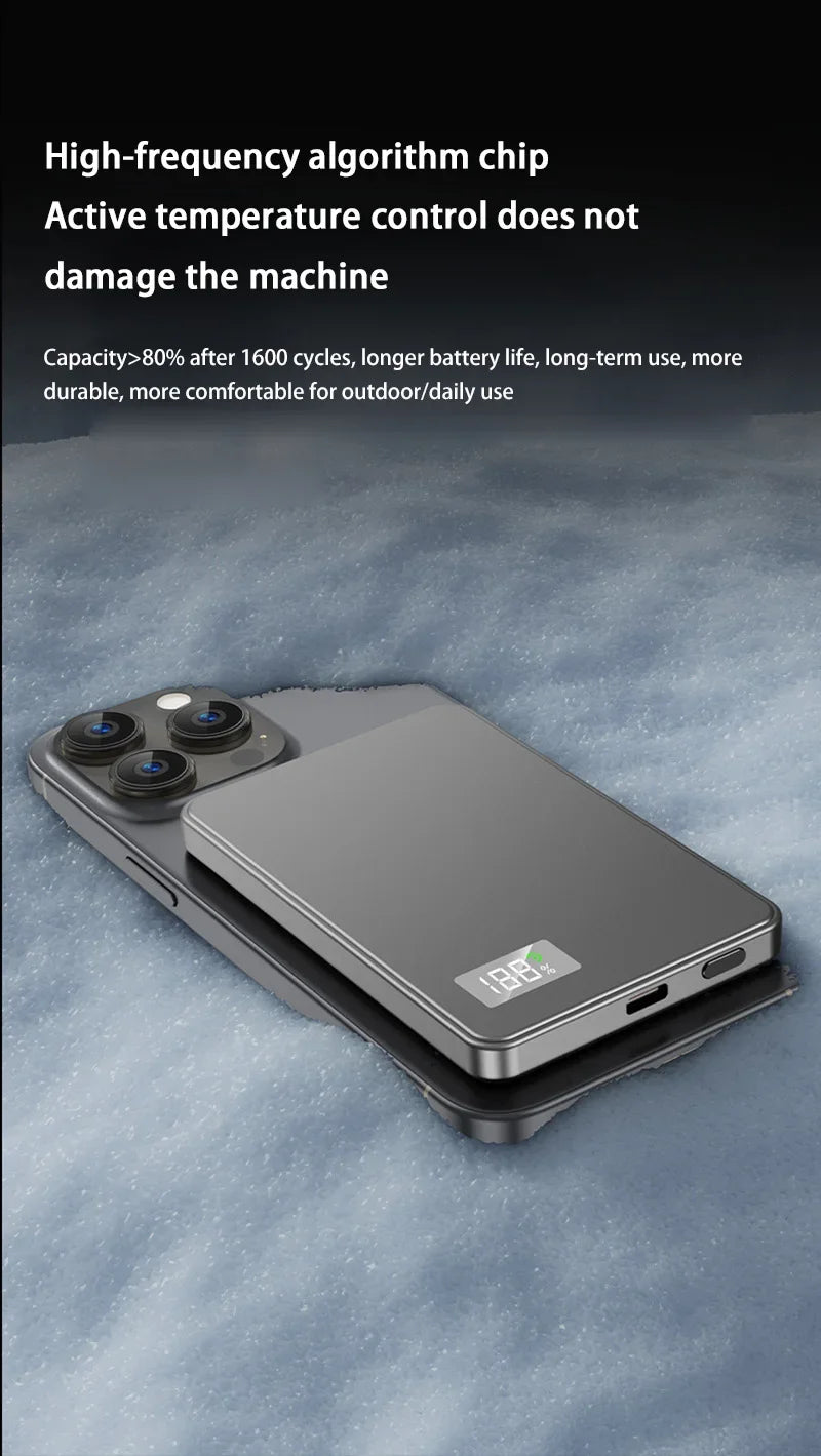 Tidesmit Magnetic Fast Charging Power Bank 50000mAh PD Portable Charger Tidesmit