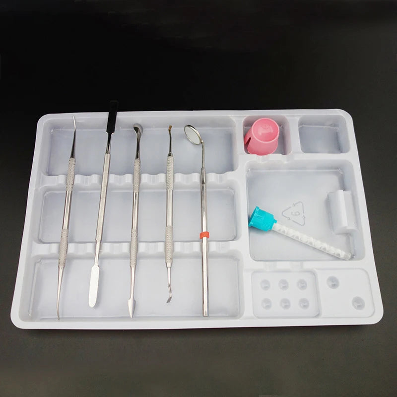 Disposable Tattoo Tray for Permanent Makeup - 10pcs Pink Sterile Organizer Permanent Makeup Machines Tidesmit