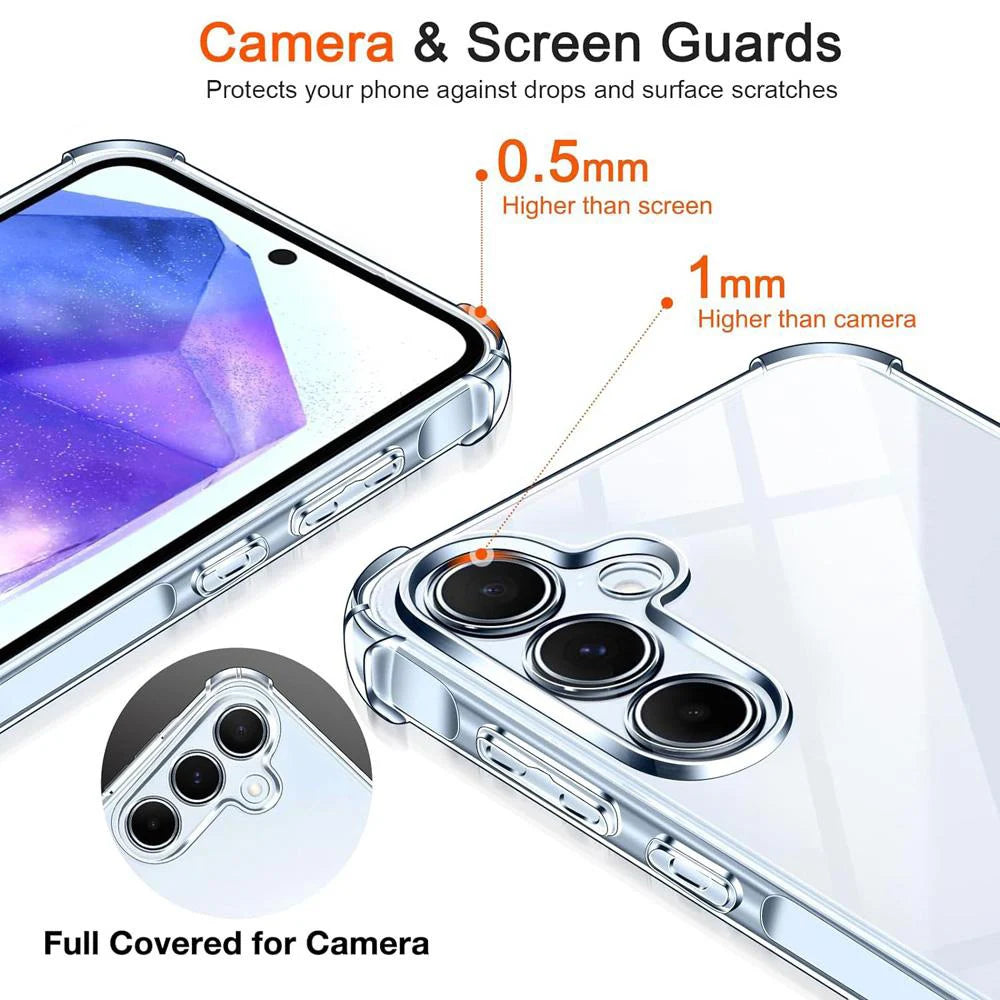 Samsung Galaxy Clear Phone Case: Shockproof Slim Fit Protection Tidesmit