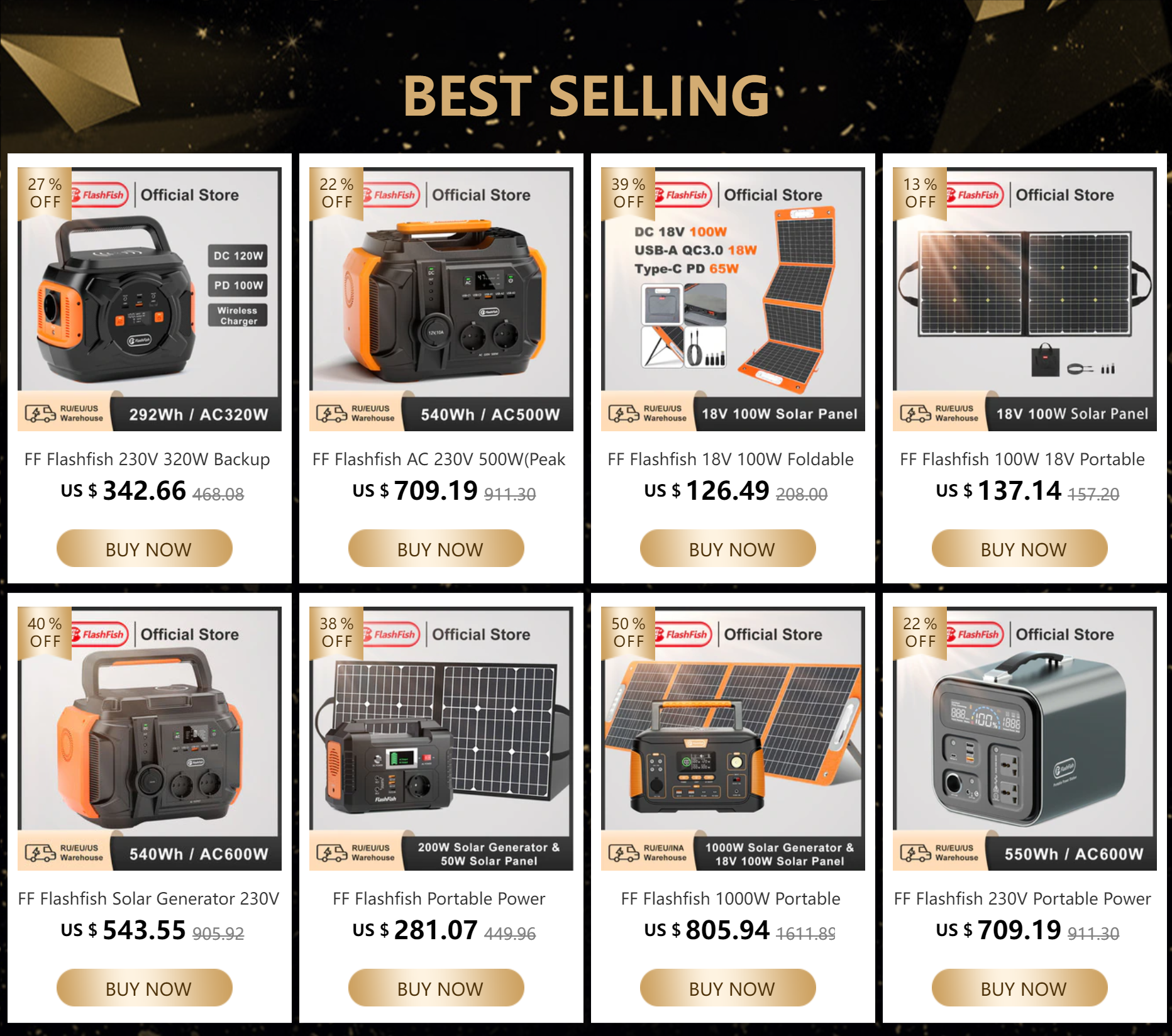 Portable Power Station 540Wh with 100W Solar Panel Kit | Tidesmit Tidesmit