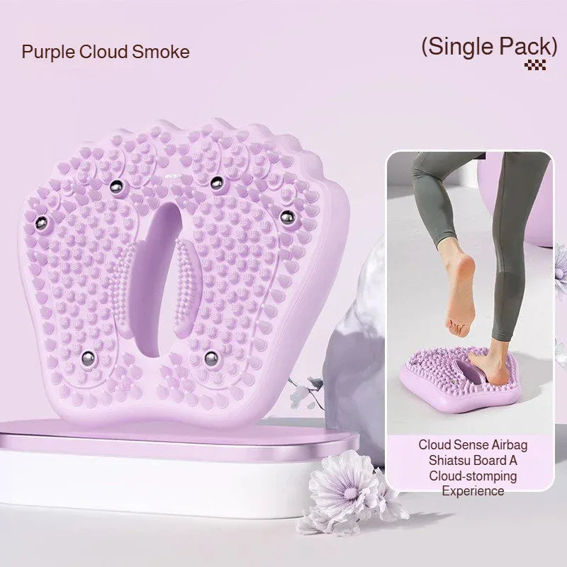 Acupressure Foot Mat: Inflatable Reflexology Pad for Home Relaxation Relaxation Treatment Light purple Tidesmit