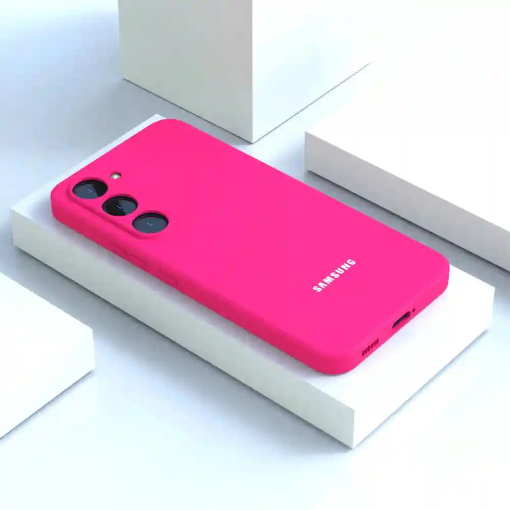 Liquid Silicone Phone Case for Samsung S25 FE – Shock-Absorbing Slim Fit Rose Tidesmit
