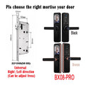Tuya visual Wifi Digital Electronic Smart Fingerprint Door Lock With Biometric Camera intelligence Card Password Key Unlock