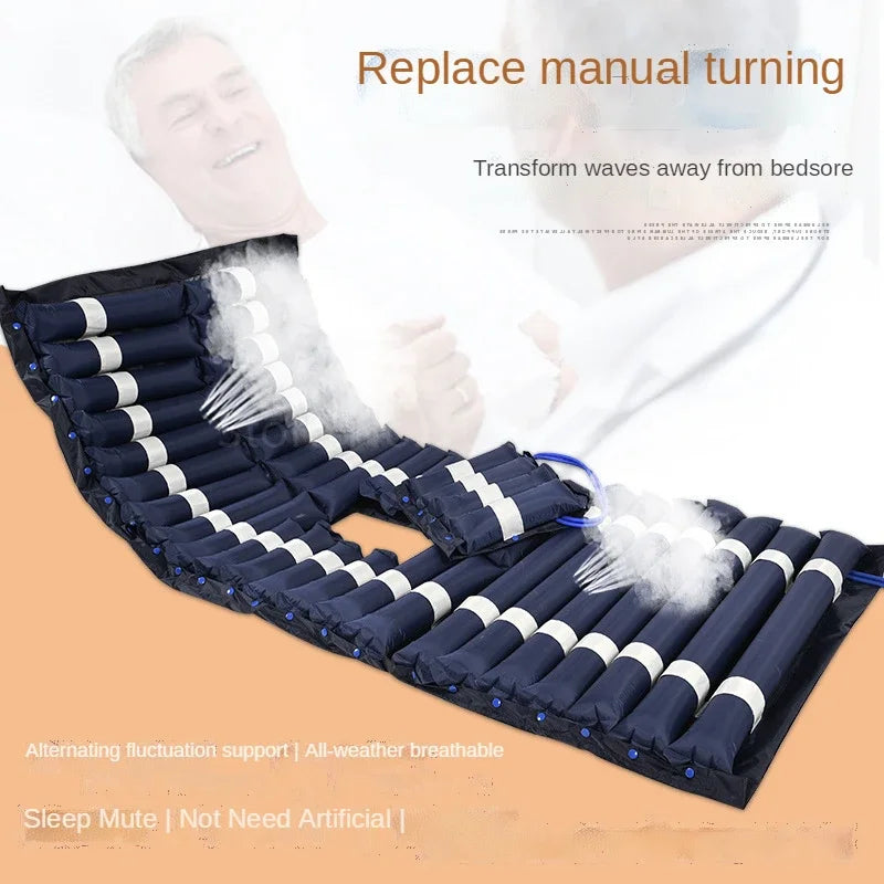 Alternating Pressure Air Mattress for Bedsores - Medical Hospital Pad Massage Cushion Tidesmit