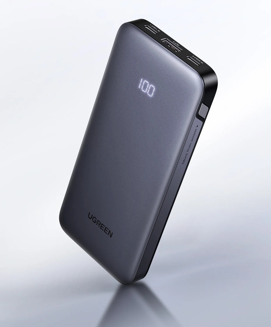 Portable 20000mAh Fast Charging Power Bank with USB-C PD Delivery Tidesmit