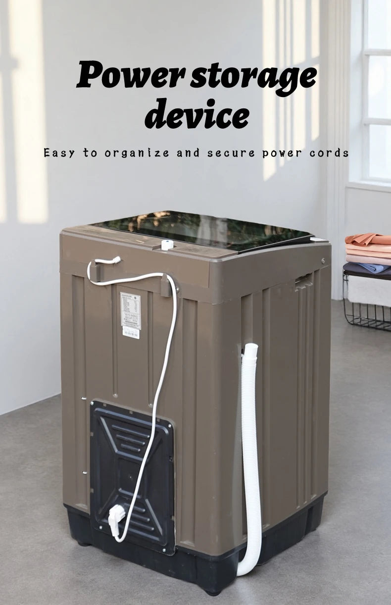 Tidesmit 20kg fully automatic washer and dryer combo, high-capacity pulsator laundry machine for home or dormitory.