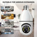 4G WiFi IP Camera E27 Bulb Cam 3MP Wireless Baby Monitor AI Tracking Security Video Surveillance Pet Cam SmartLife Indoor