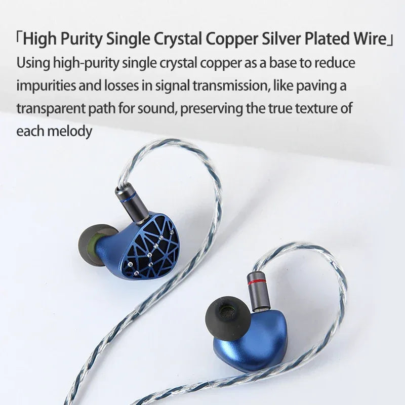 SoundRhyme SR10 10-Driver Hybrid HiFi Wired IEMs by Tidesmit Tidesmit