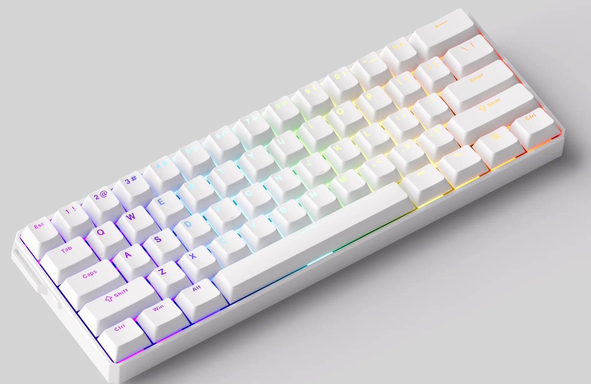 Akko MonsGeek FUN60 Mechanical Keyboard Magnetic Switch 60% Gaming Keyboards Rapid Trigger 0.01mm 8K ARGB HE/TMR Custom Keyboard