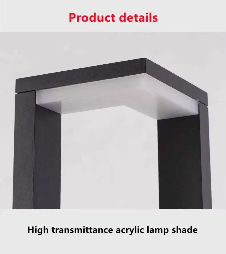 New LED Lawn Light Outdoor Waterproof IP65 110V 220V 230V Street Lamp For Garden Path Landscape Park Villa Courtyard Lighting