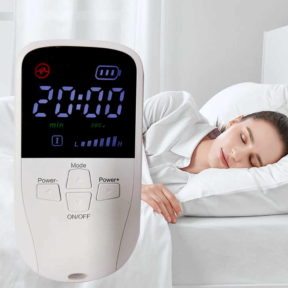 Vagus Nerve Stimulation Device for Sleep - Portable White Ear Clip Relaxation Treatment Tidesmit