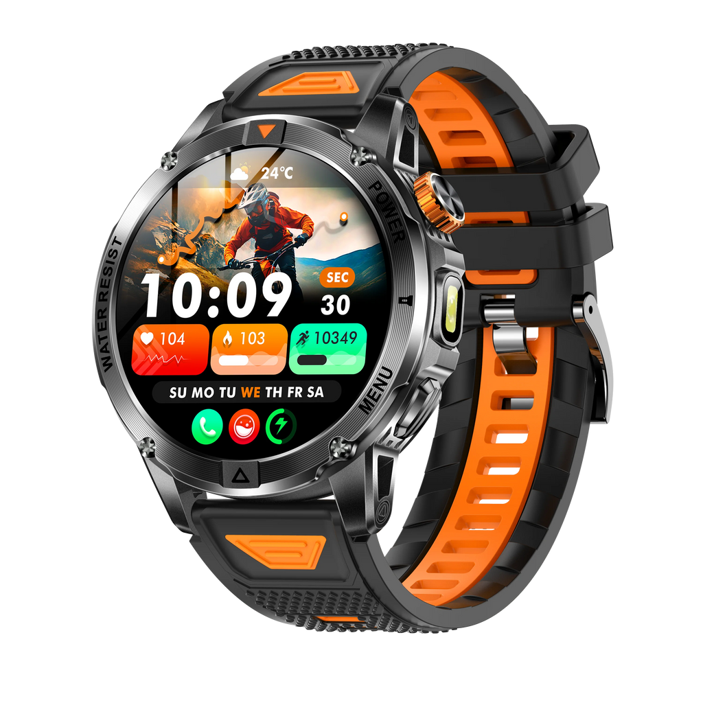YLL-AK93 Outdoor Sport for Smart Watch Fitness Tracker Sleep Tracker IP67 Waterproof Heart Rate Monitor AMOLED Screen