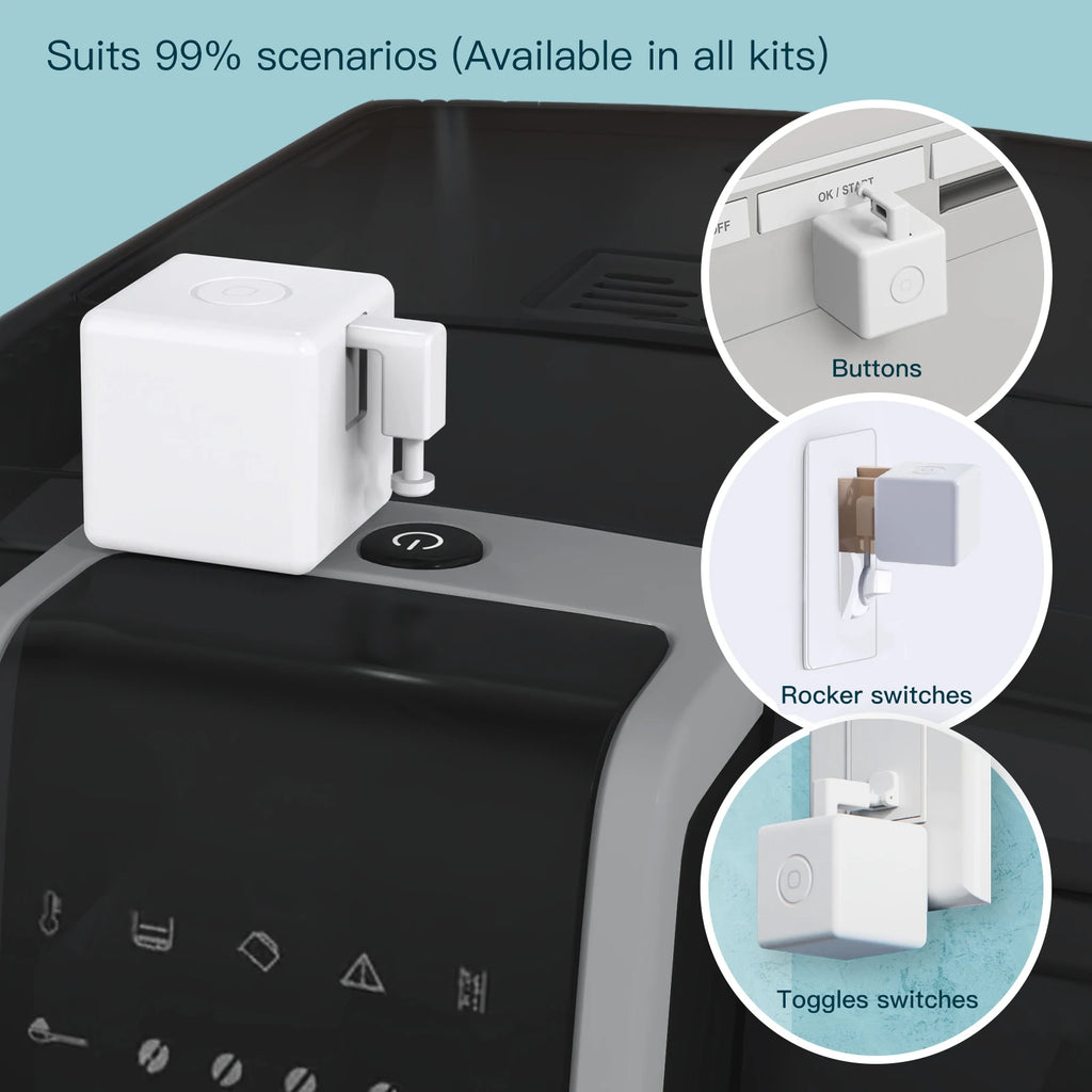 MOES Tuya Fingerbot Button Pusher New Bluetooth finger robot Smart Life App automatic switch Voice Control Alexa Google Home