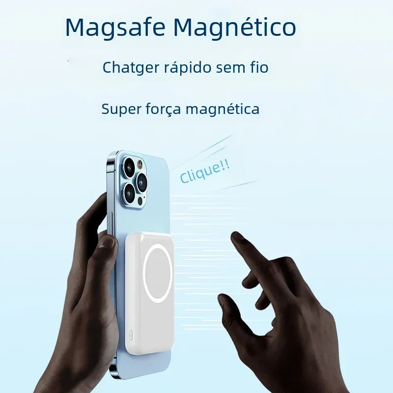 Magnetic Wireless Power Bank 10000mAh PD Fast Charger - Tidesmit Tidesmit