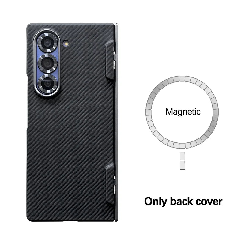 Samsung Galaxy Z Fold 7 Aramid Carbon Fiber Case - Slim Protection Back 2 Galaxy Z Fold6 Tidesmit