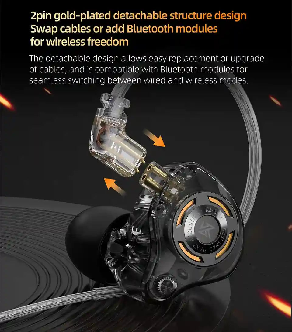 Gaming Earphones with Dual Microphone - High Fidelity 3.5mm Wired Audio Tidesmit