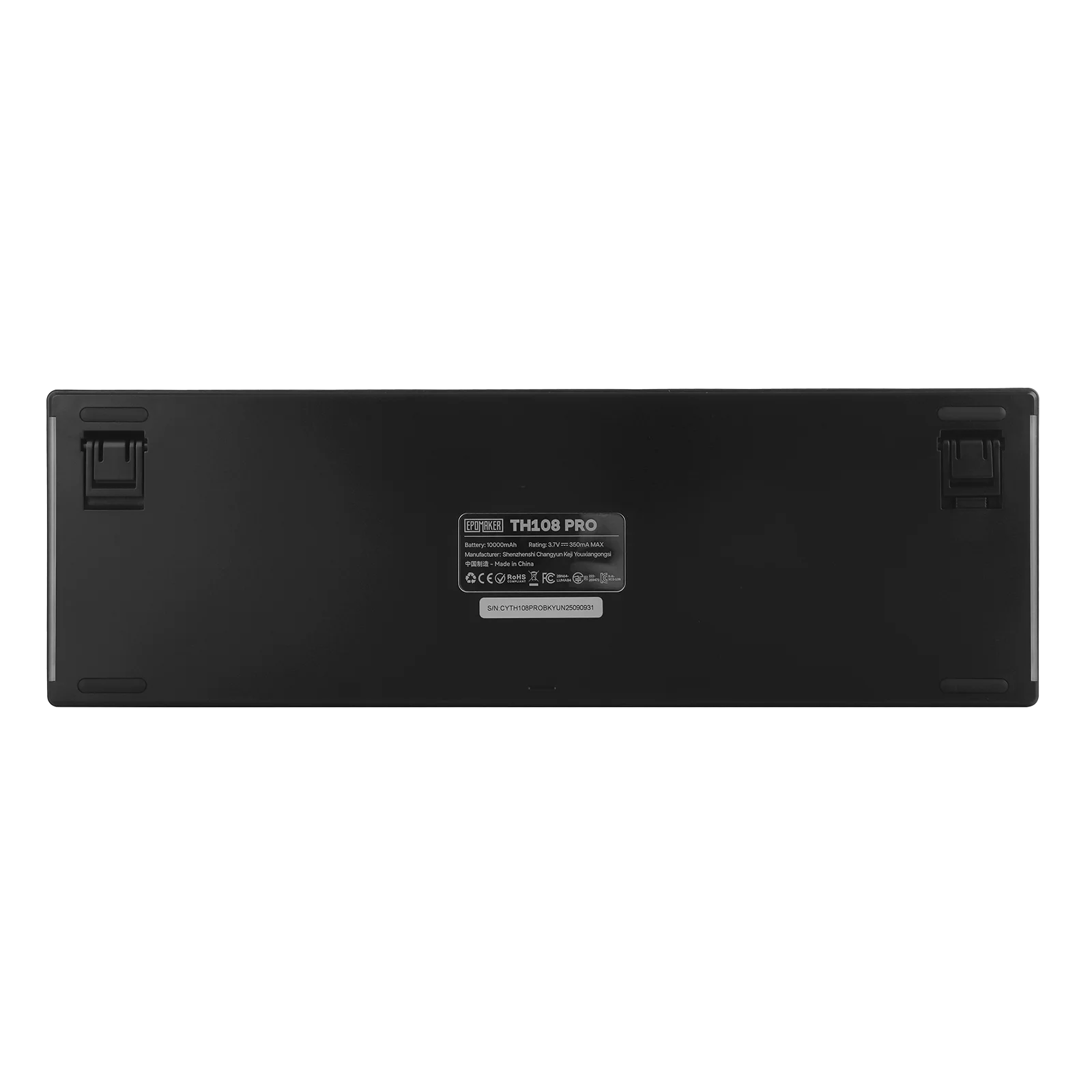 EPOMAKER TH108 PRO 100% Full-Sized Gasket-Mounted Wired/BT/2.4Ghz Wireless Mechanical Keyboard with Screen & Knob RGB Backlight