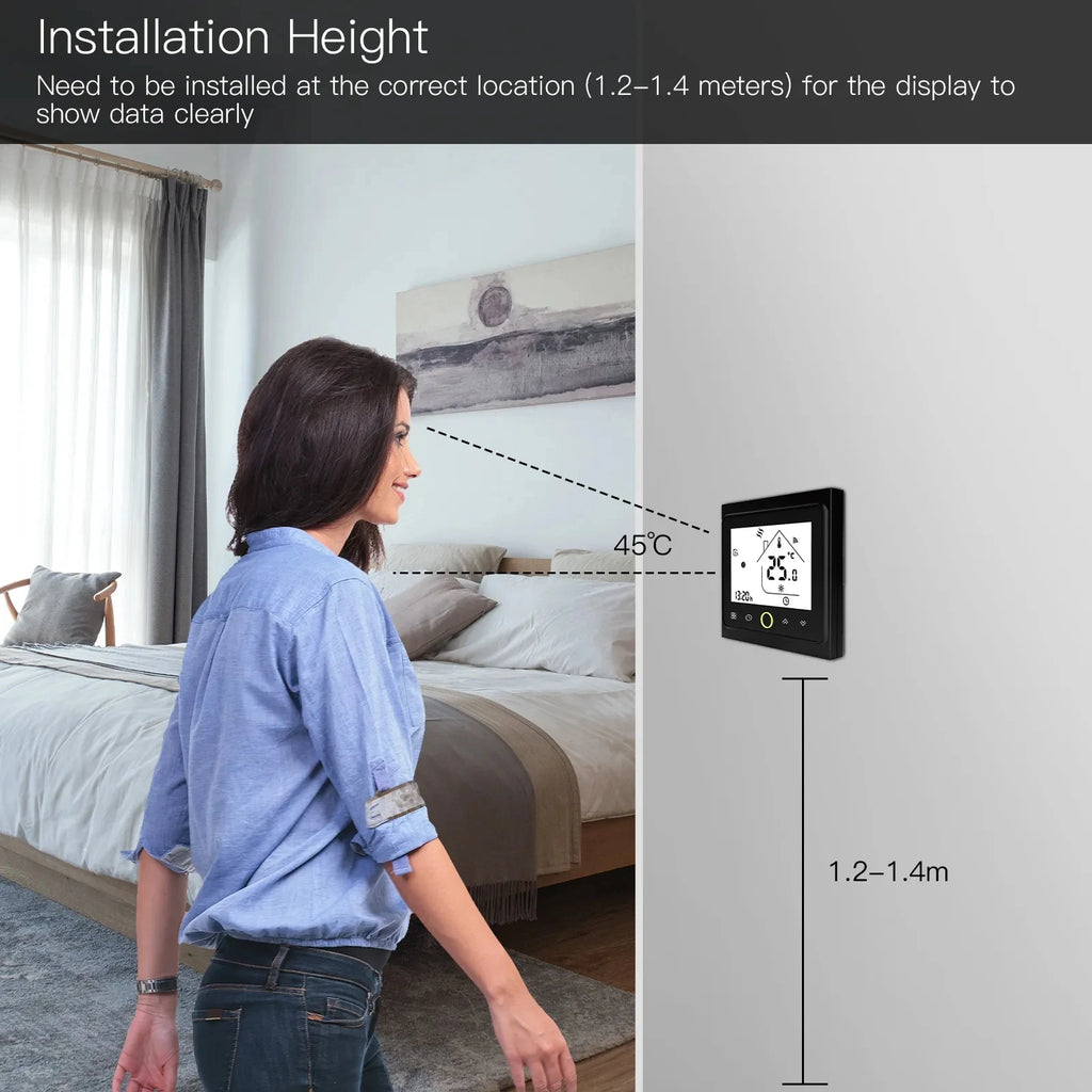 Smart WiFi Thermostat Temperature Controller Water Electric Warm Floor Heating Water Gas Boiler Works with Echo Google Home Tuya