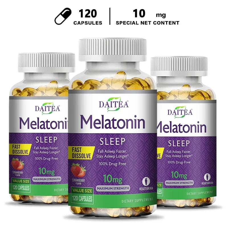 Daitea Sumian Capsules-Melatonin, improve memory sleep, improve insomnia, improve mood, enhance immune system and anti-oxidation