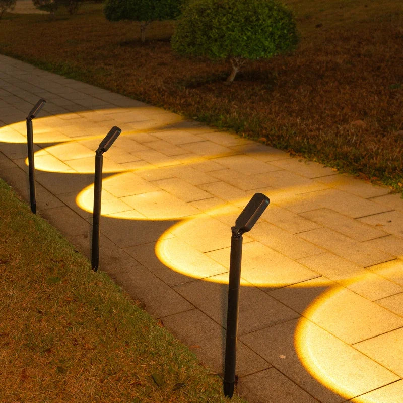 1-4pcs LED Solar Landscape Lights Outdoor IP65 Waterproof Solar Light Solar Garden Spotlight for Yard Lawn Walkway Courtyard