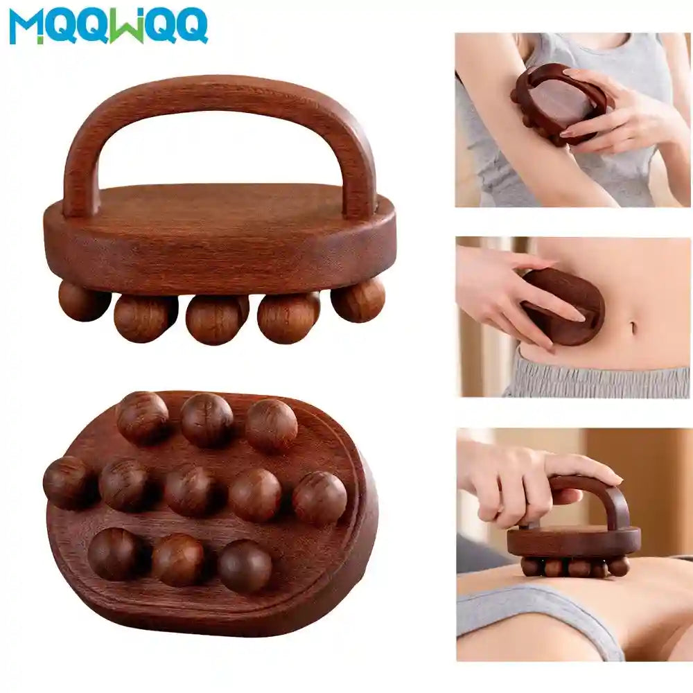 Wooden Massage Roller for Cellulite Removal and Lymphatic Flow (4 Styles) Massage Roller Tidesmit