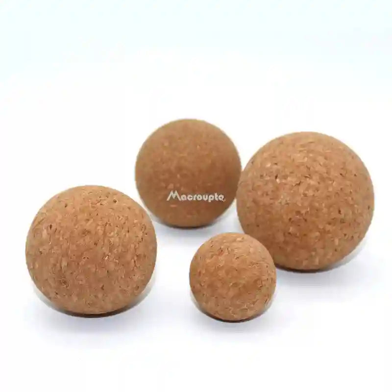 Cork Massage Ball for Deep Tissue Muscle Relief - 5cm, 6cm, 8cm Options Back Massage Instrument Tidesmit