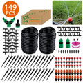 30M Garden Hose Set Adjustable Nozzle & Micro Drip Irrigation Automatic Watering System for Flowers DIY Portable Garden Supplies