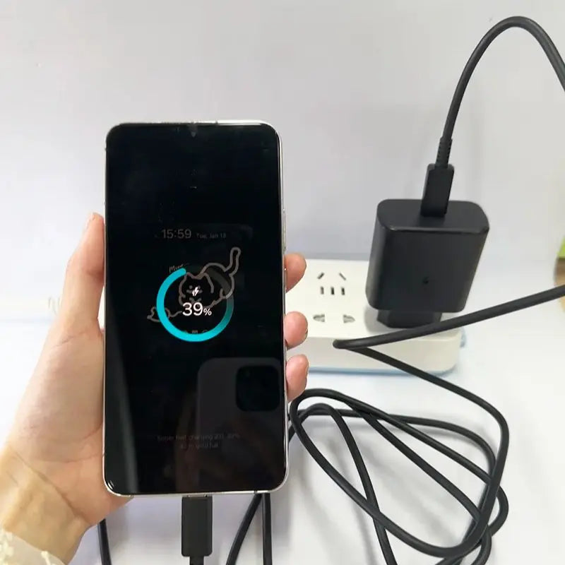 Samsung 45W USB-C Fast Charger PD Adapter for Galaxy S25 S24 Tidesmit