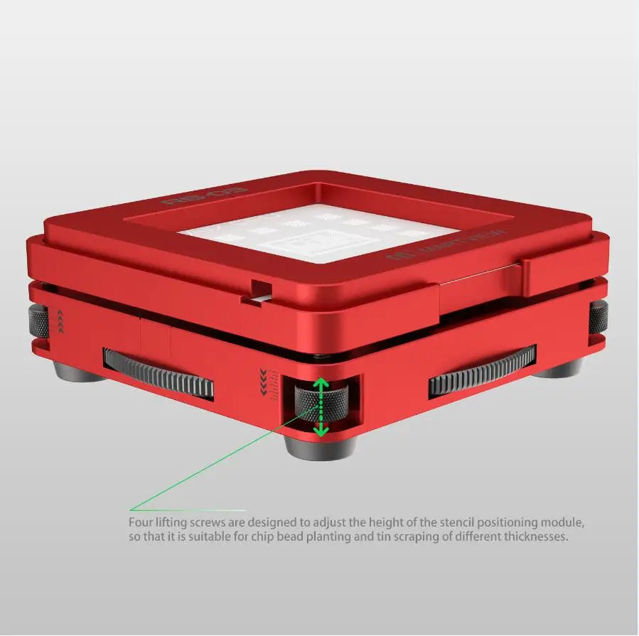 Martview RB03 RB-03 Fullset Multi-functions Automatic Positioning Universal BGA Reballing Station Holder Template - 97pcs Nets