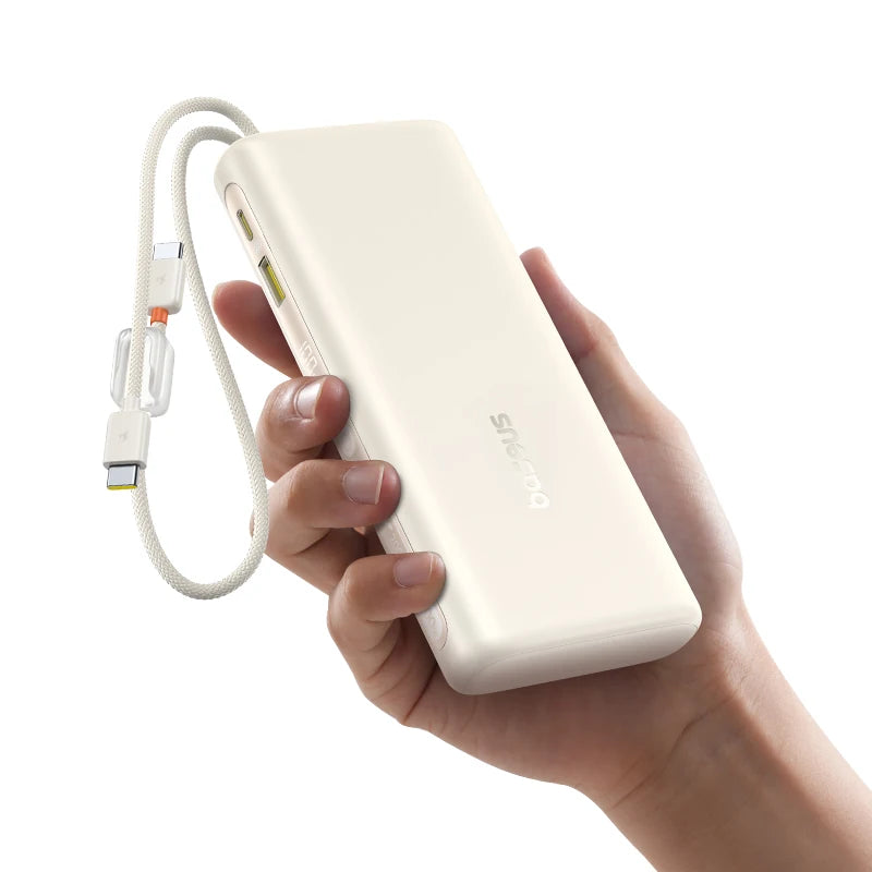 20000mAh 100W Fast Charging Power Bank with Integrated Cables Tidesmit