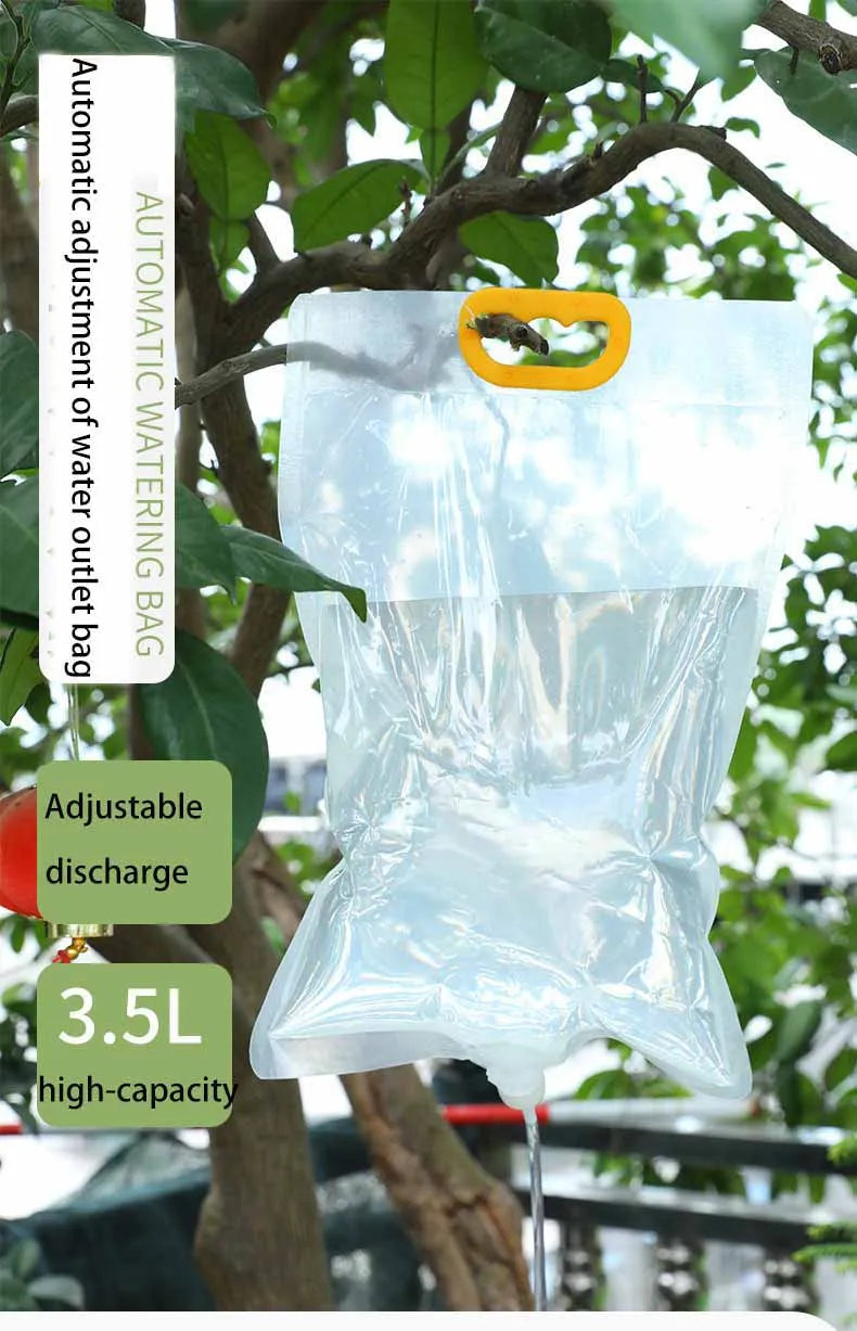 Plant Irrigation Bag Automatic Adjustable Dripping Rate Watering Bag Garden Watering Water Bag Plant Dripper Tools Kits