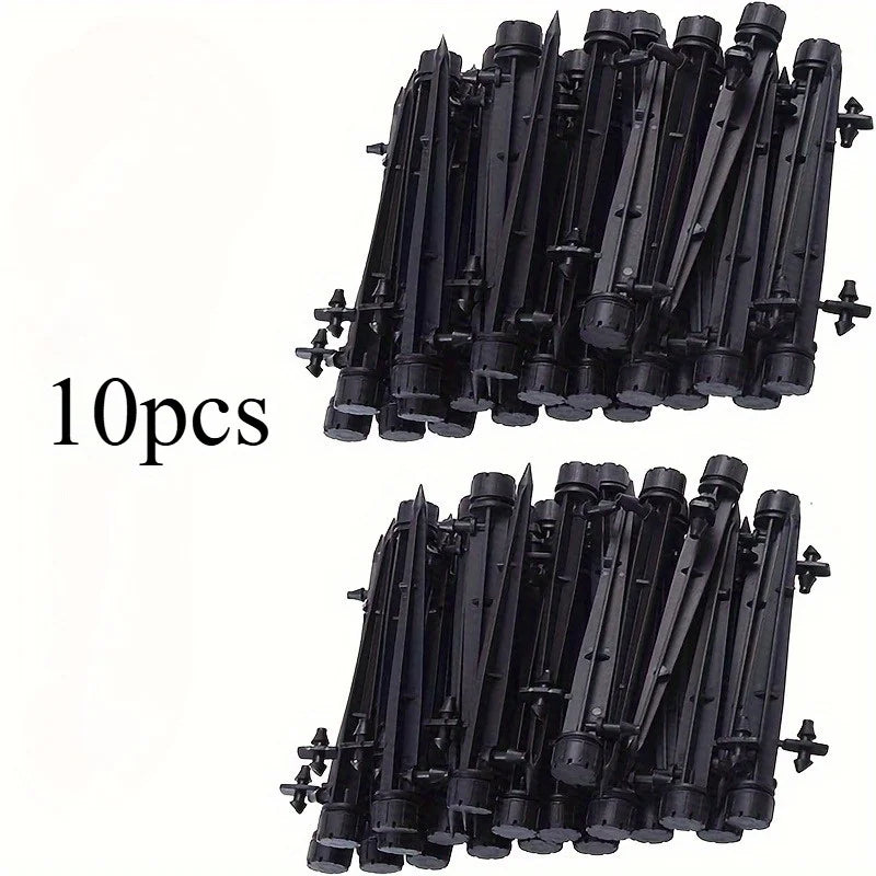Drip Emitters Perfect for Tube PE Pipe,Adjustable 360 Degree Water Flow Irrigation Drippers on Stake for Flower Bed,Garden, Lawn