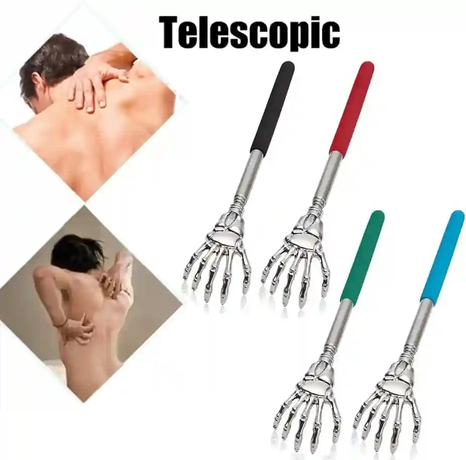 Telescopic Back Scratcher Stainless Steel - Durable Manual Massager Body Shaping Massage Equipment Tidesmit