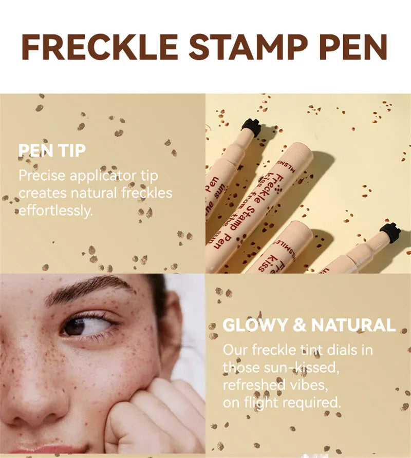 Tidesmit waterproof freckle pen in natural brown shade for long lasting faux freckle makeup