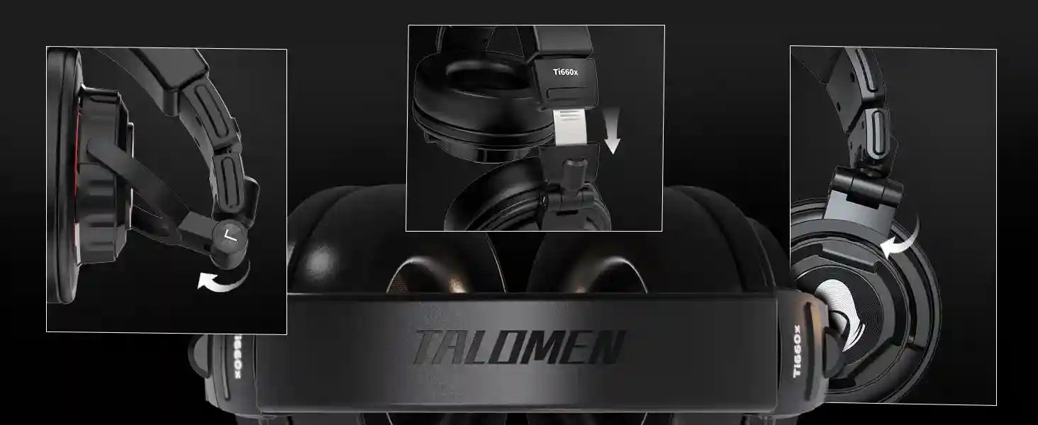 Wired Studio Monitor Headphones - Tidesmit Ti660x Professional Audio Tidesmit