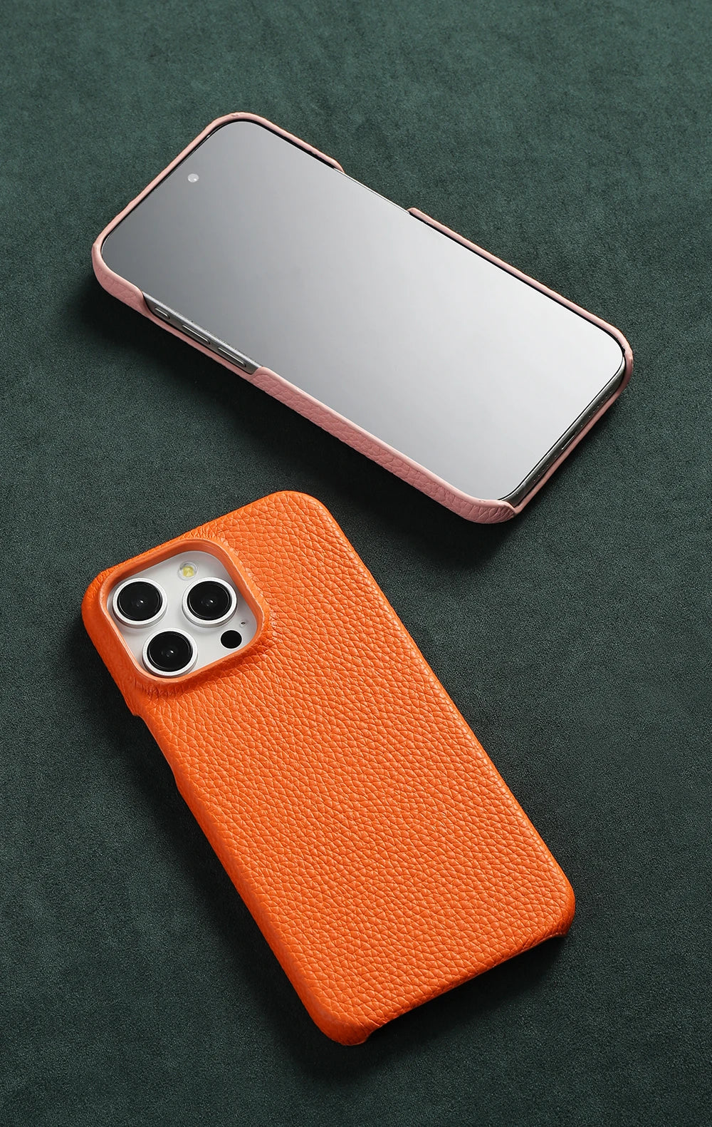 iPhone 16 Pro Max Genuine Leather Case | Slim Shock-Absorbing Cover Tidesmit