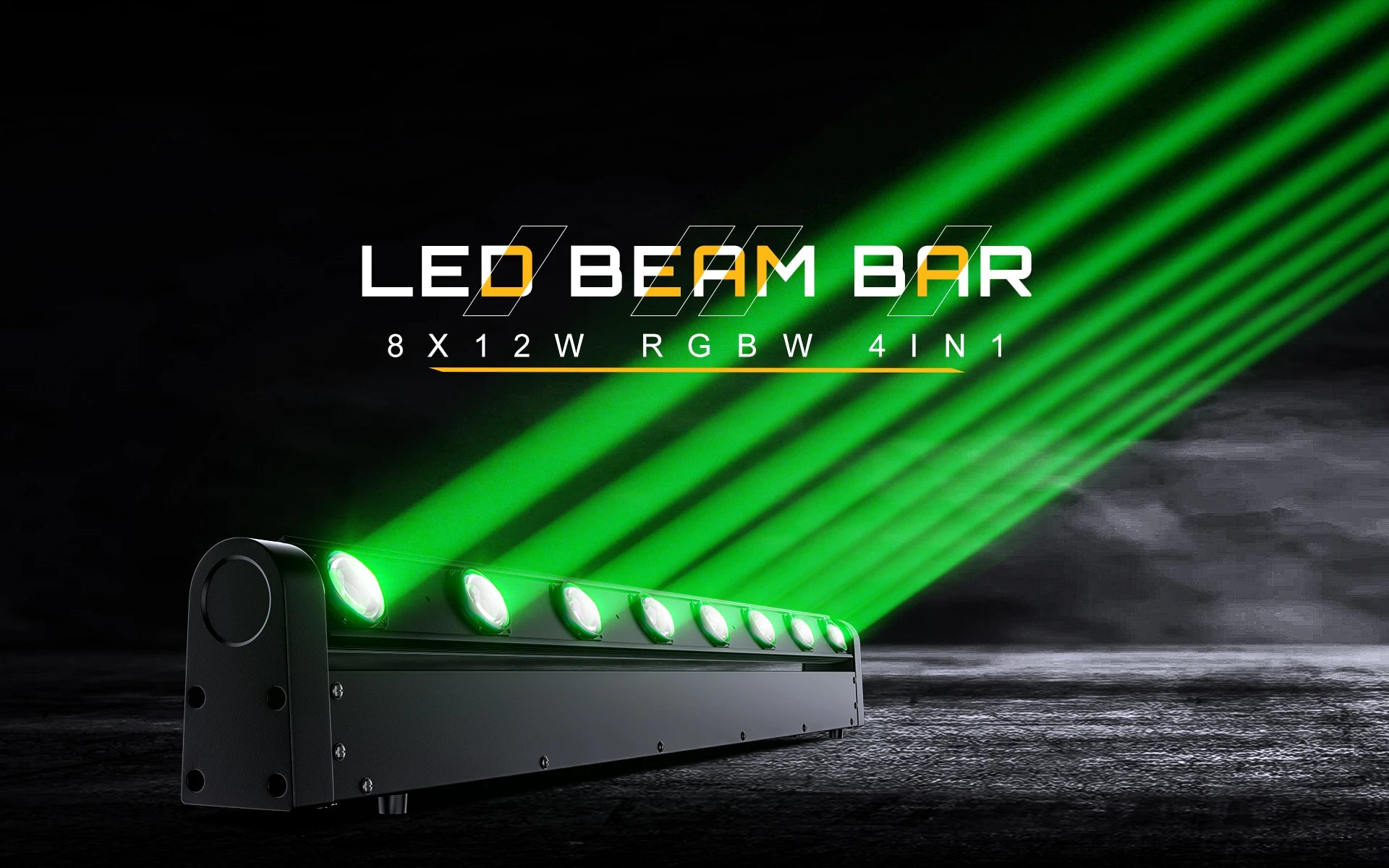 SHEHDS 2/4/8PCS Beam LED 8x12W RGBW Bar Moving Head Stage Lighting DMX512 For DJ Disco Party Night Club Stage Equipment