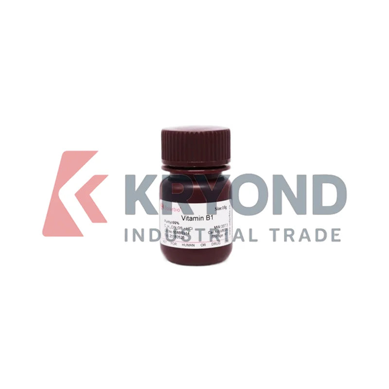 SOLARBIO Vitamin B1 Thiamine supplement powder for laboratory research and nutritional use by Tidesmit.