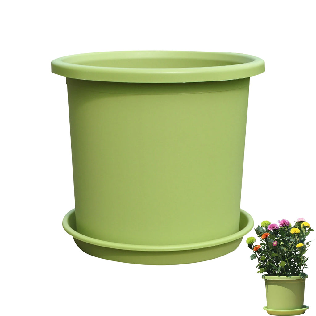 Thickened Plastic Flowerpot Large Water Absorbing Flowerpot For Garden Courtyard Balcony Planting Gardening Accessories 1pc