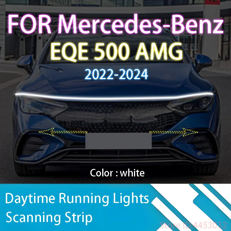 Mercedes-Benz EQE LED Daytime Running Light Strip 150cm - Exterior Lighting WHITE 150CM Tidesmit