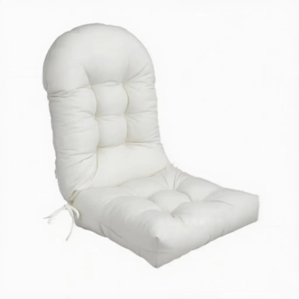 Rocking Chair Cushions, Indoor Outdoor Chair Cushion, Waterproof Fade Resistant High Back Patio Chair Pad with Non Slip Tufted