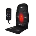 Heated Electric Massage Cushion for Car - Portable Muscle Relief Massage Cushion Black Tidesmit