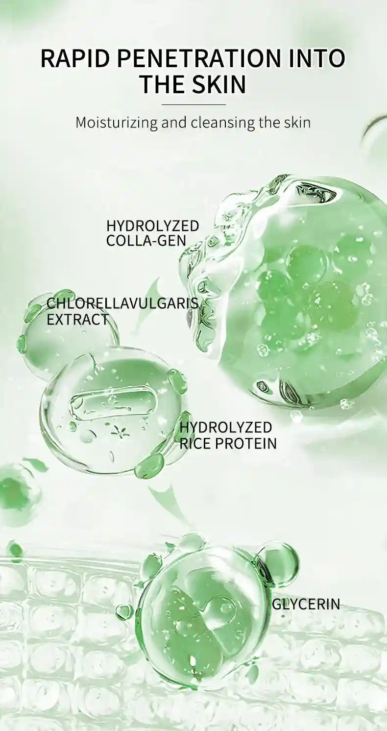 Herbal Exfoliating Gel Face Scrub: Natural Deep Cleansing Moisturizer Scrubs Treatments Tidesmit